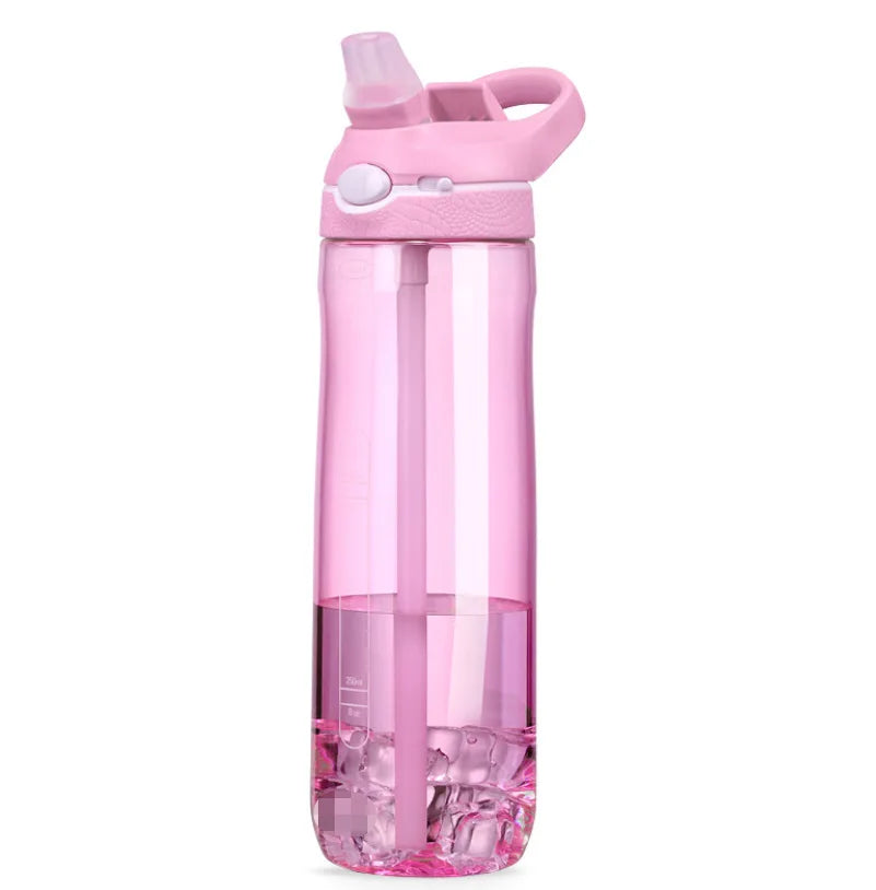 Water Bottle With Straw