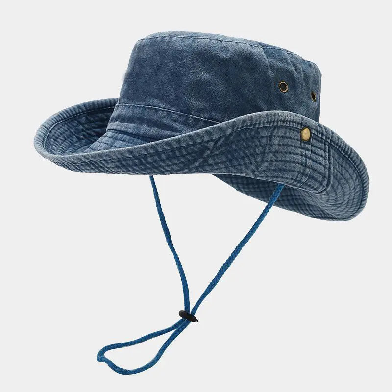 Four Seasons Cotton Solid Bucket Hat
