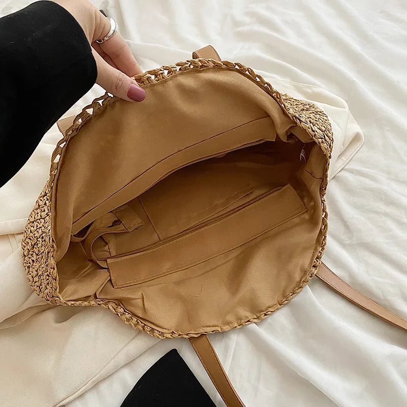 Summer Round Bag Straw Women