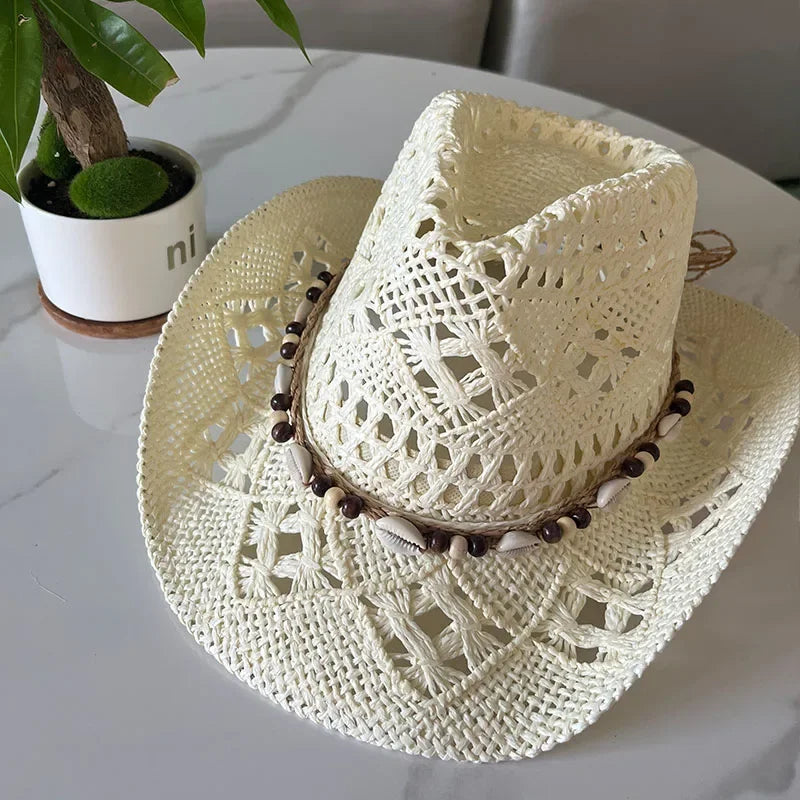 Vintage Summer Beach Bohemian Straw Hat