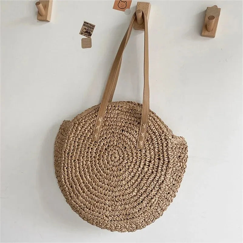 Summer Round Bag Straw Women