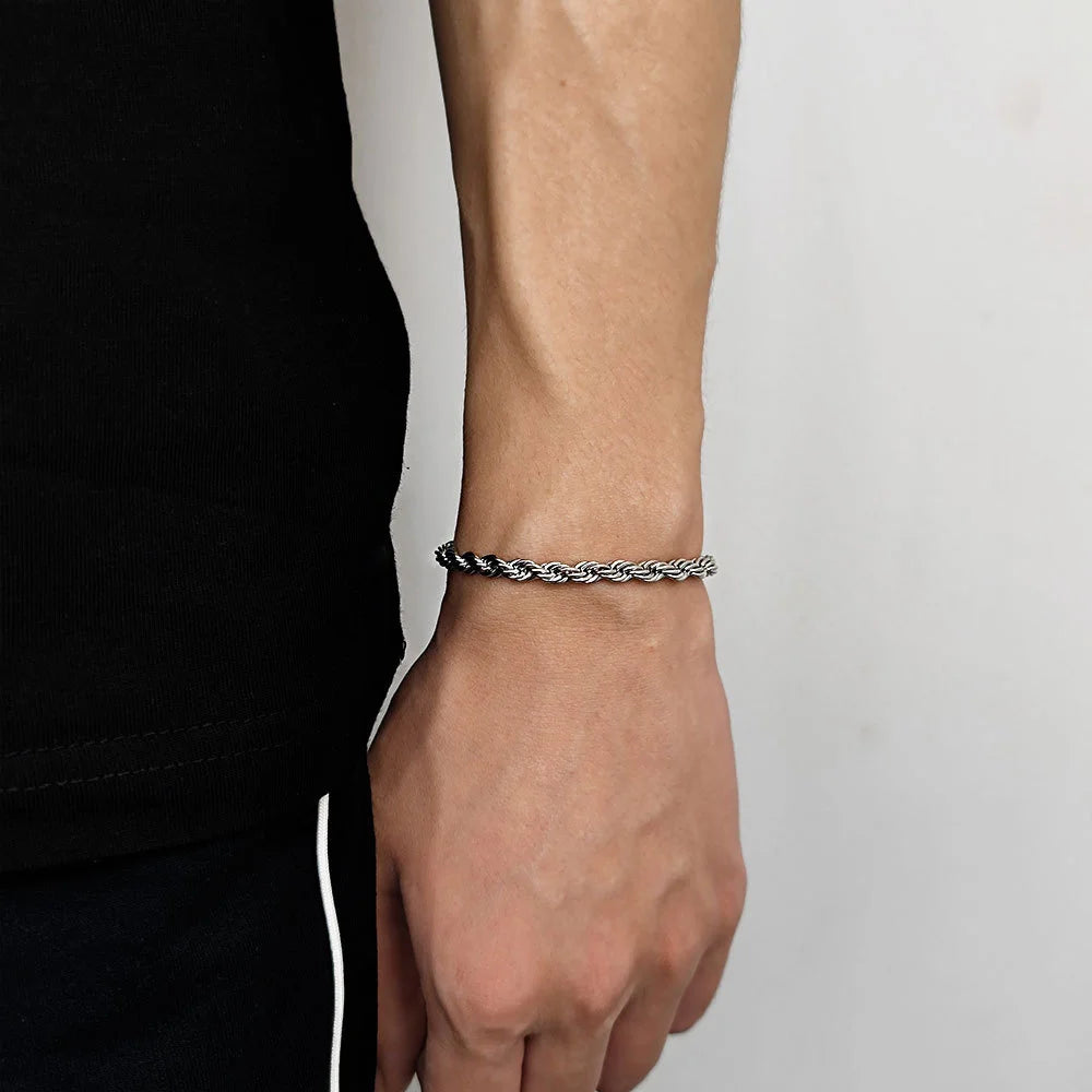 Bracelet Twist Chain Stainless Steel