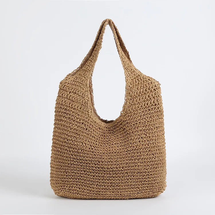 Fashion Rattan Shoulder Bags Wikcer Woven