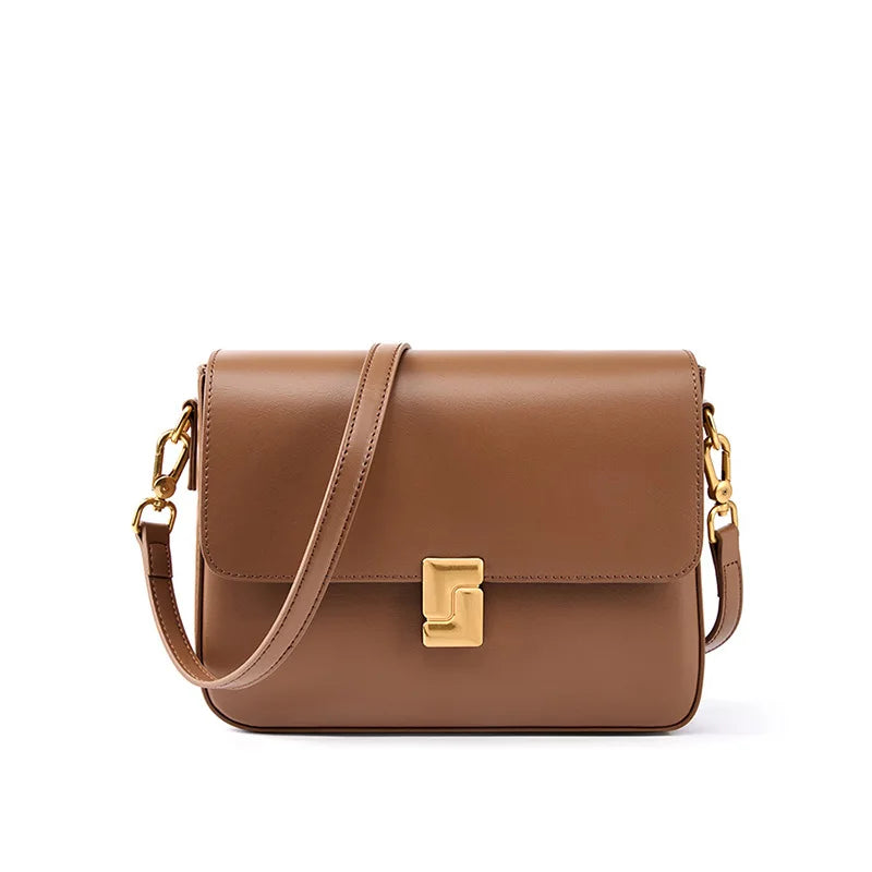 Split Leather Shoulder Bag High Quality