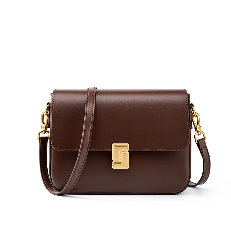 Split Leather Shoulder Bag High Quality