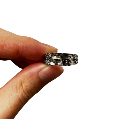 Greek Mythology Vintage Half Face Venus Ring