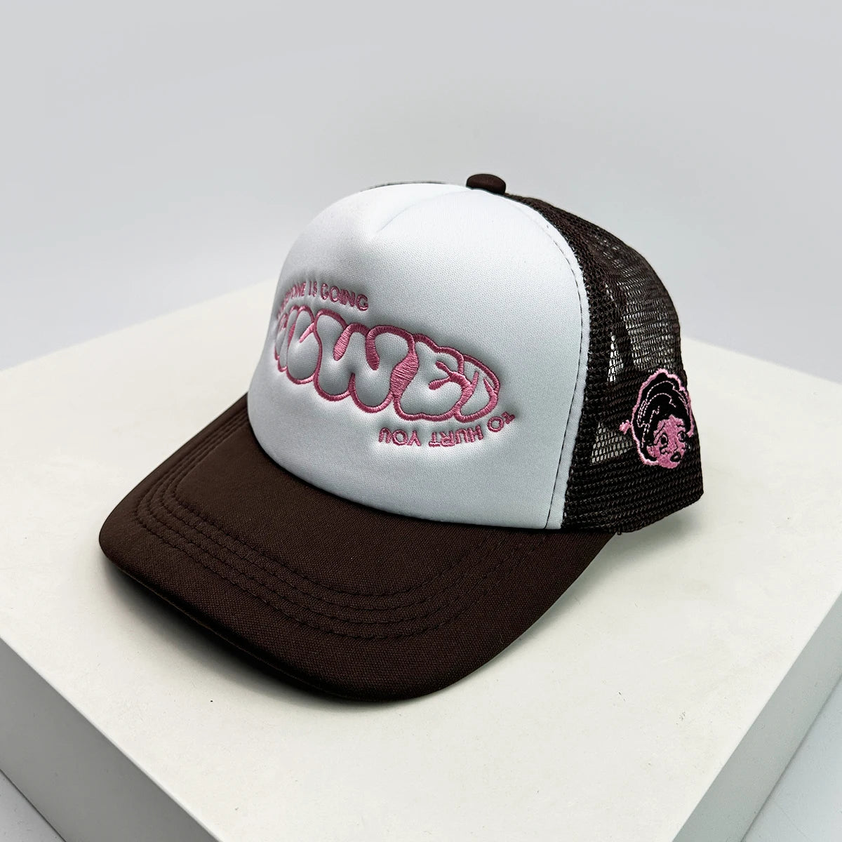 Printed Letter Embroidery Baseball Cap