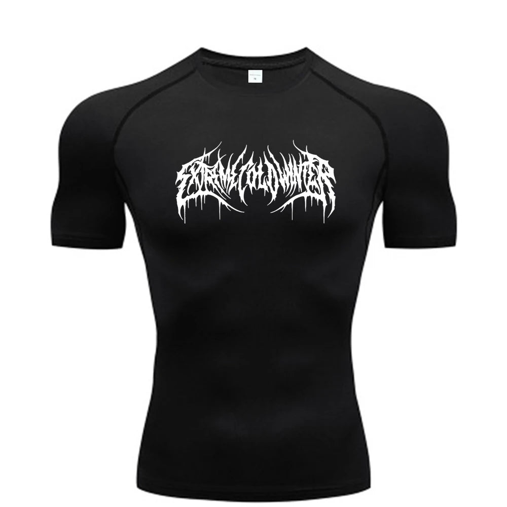 Summer Compression T-Shirt Fitness