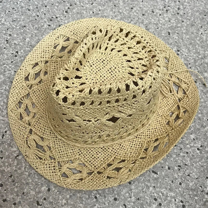 Vintage Summer Beach Bohemian Straw Hat
