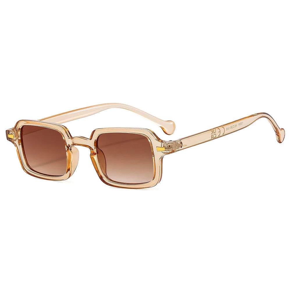 Rectangle Sunglasses Vintage UV400