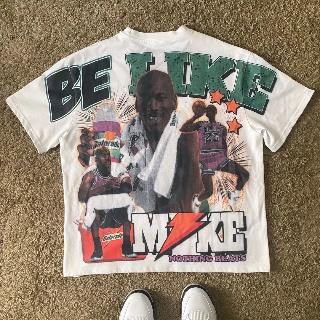 Y2K T-Shirt Basketball Graphic Street Hip Hop