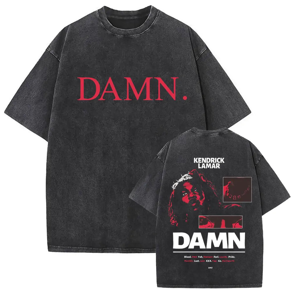 Kendrick Lamar Washed Vintage T-shirt