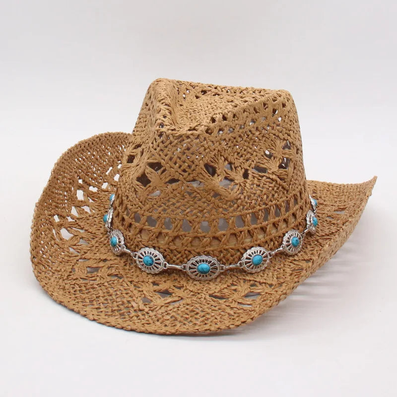 Vintage Summer Beach Bohemian Straw Hat