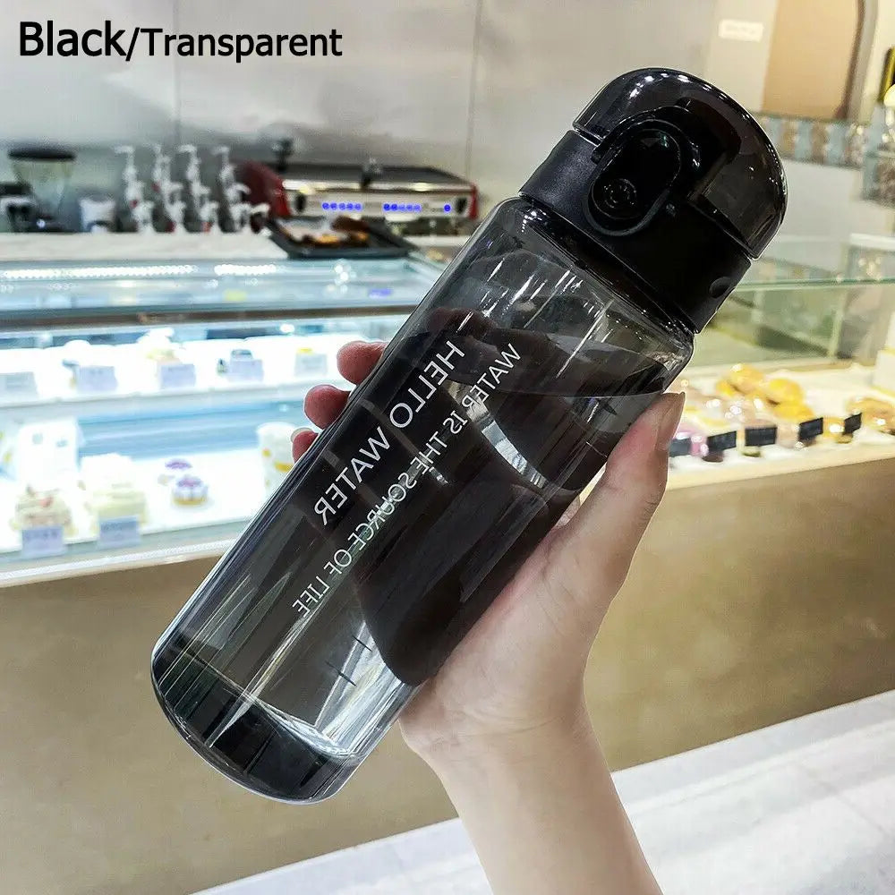 Transparent Water Bottle Portable