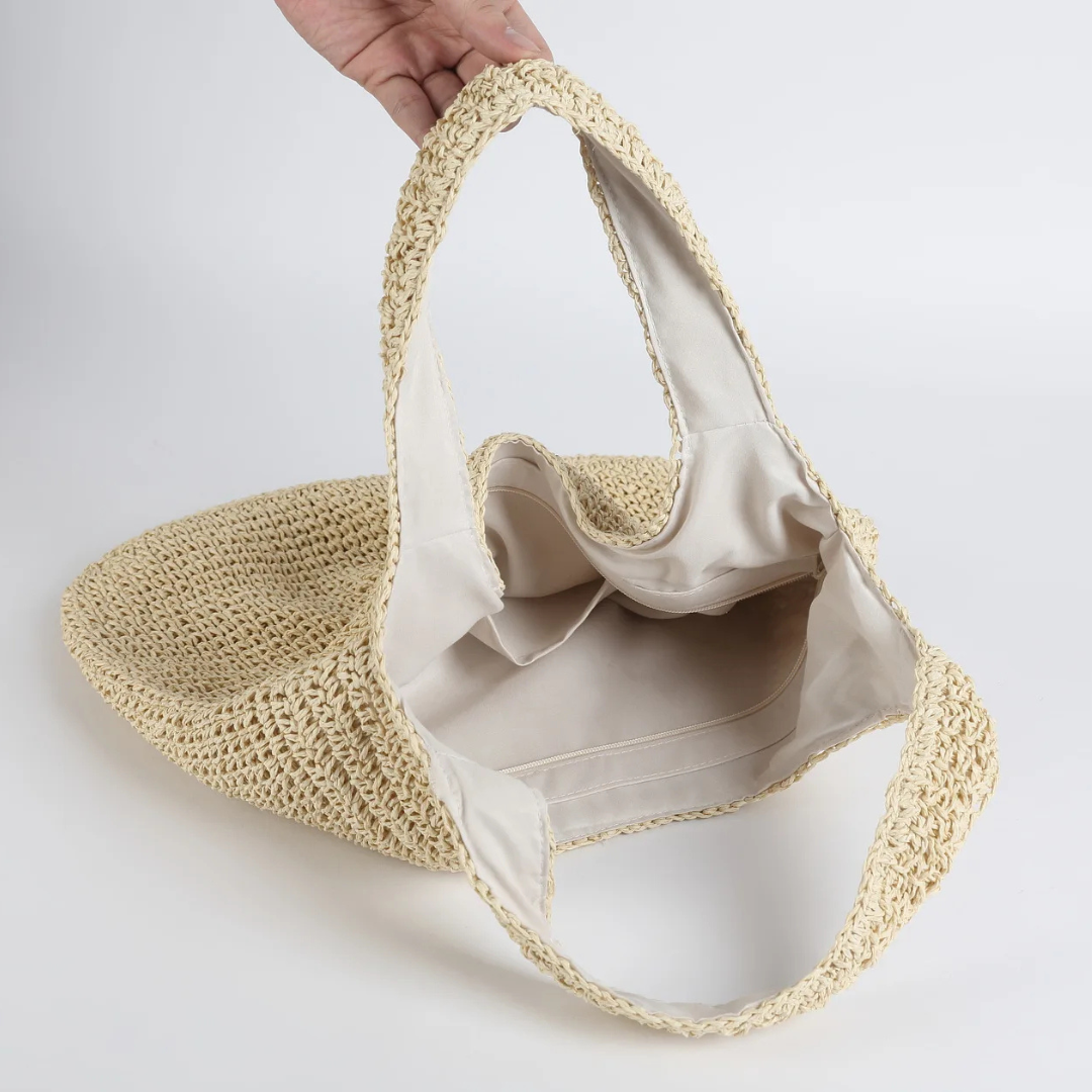 Fashion Rattan Shoulder Bags Wikcer Woven