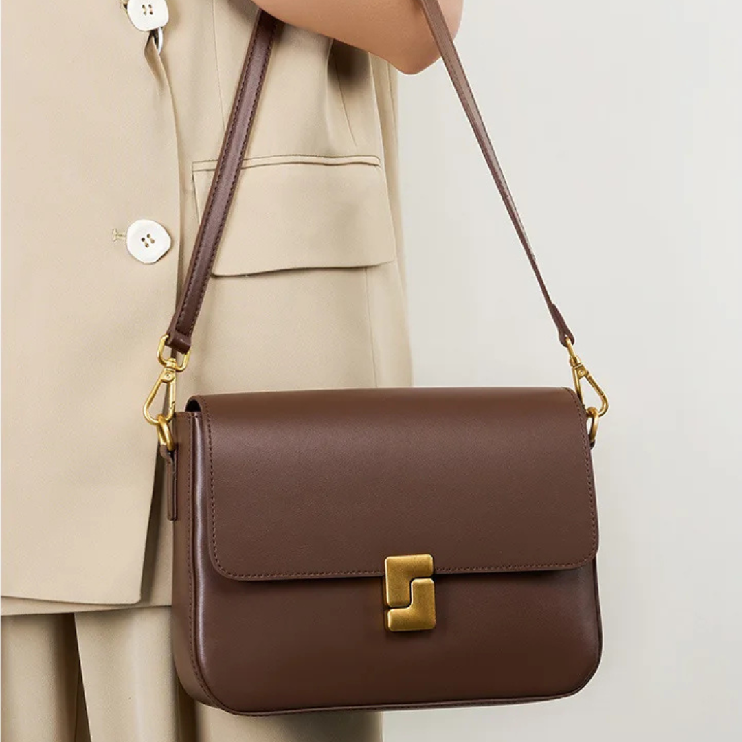 Split Leather Shoulder Bag High Quality