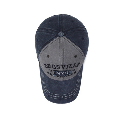 Baseball Cap Casual  Letter Embroidered Brosville NYS