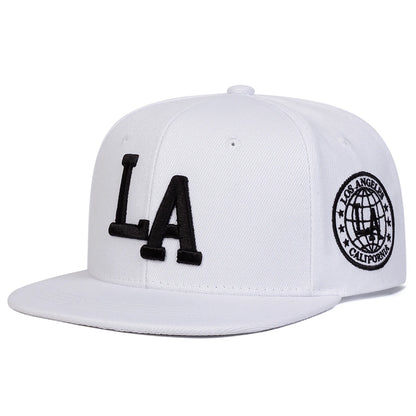 Letter Embroidery Hip-hop Cap L.A