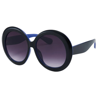 Retro Oversized Round Frame Sunglasses