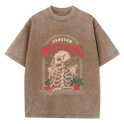 T-Shirts Skeleton Man On The Balcony