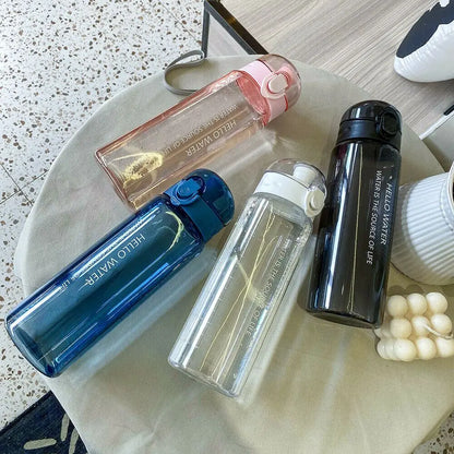 Transparent Water Bottle Portable