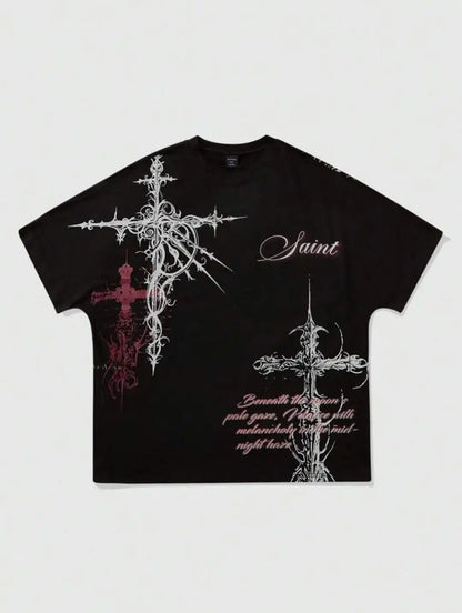 T shirt Fashion Gothic Clothing Short sleeve