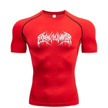 Summer Compression T-Shirt Fitness