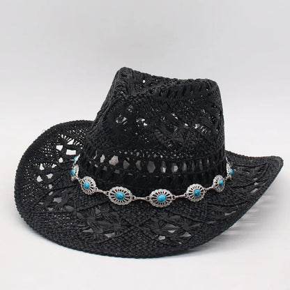 Vintage Summer Beach Bohemian Straw Hat