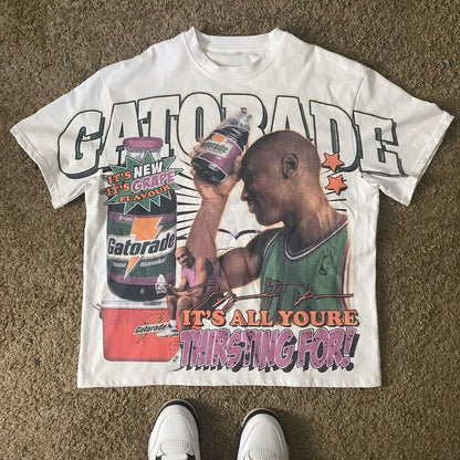 Y2K T-Shirt Basketball Graphic Street Hip Hop