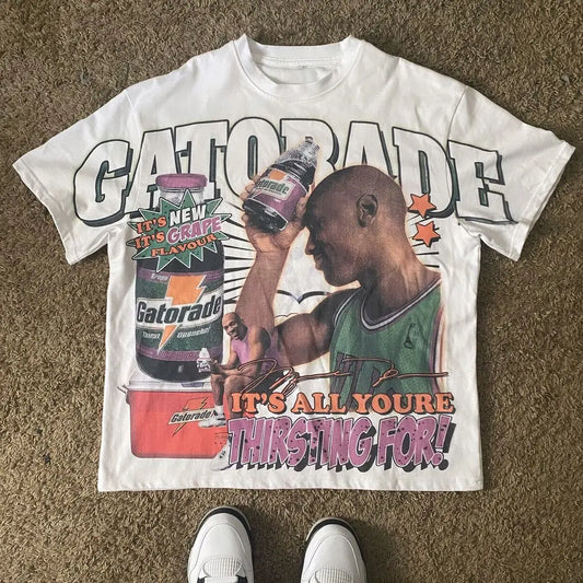 Y2K T-Shirt Basketball Graphic Street Hip Hop