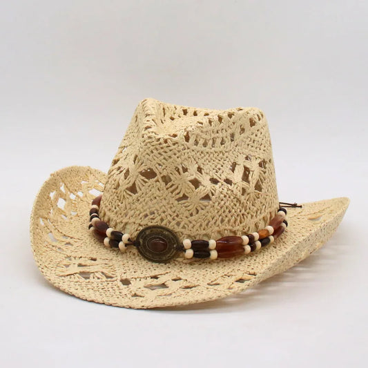 Vintage Summer Beach Bohemian Straw Hat