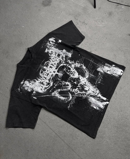 Gothic Punk Unisex T-Shirt Vintage Dark