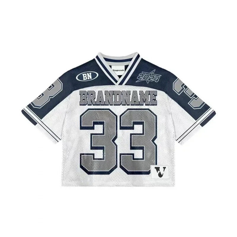 American trendy football jerseys retro streetwear
