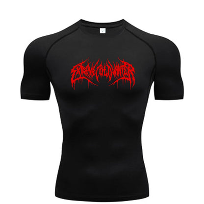 Summer Compression T-Shirt Fitness