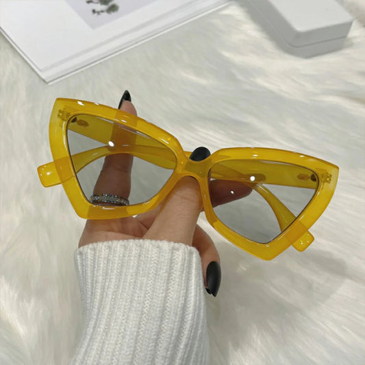 Triangle Polygon Sunglasses Vintage