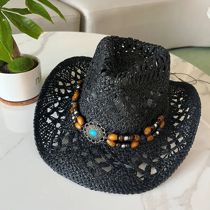 Vintage Summer Beach Bohemian Straw Hat