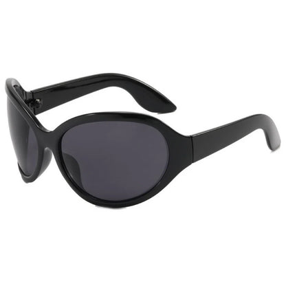 Punk Sunglasses Oval Oversized UV400