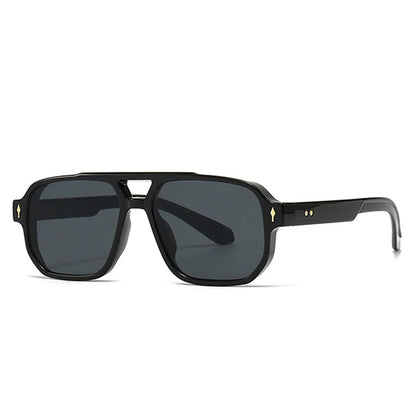 Double Bridges Square Sunglasses men