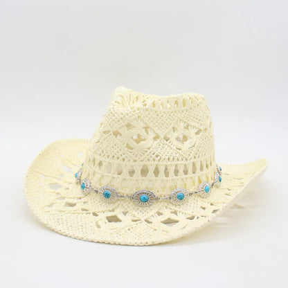 Vintage Summer Beach Bohemian Straw Hat