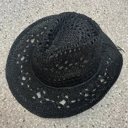 Vintage Summer Beach Bohemian Straw Hat