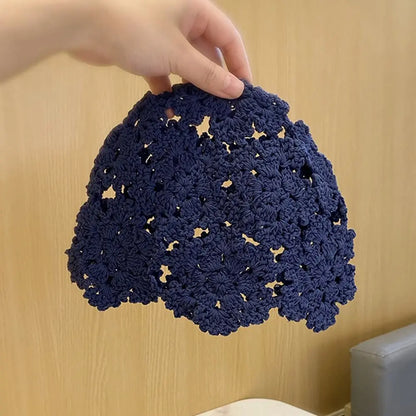 Breathable Lace Floral Beret