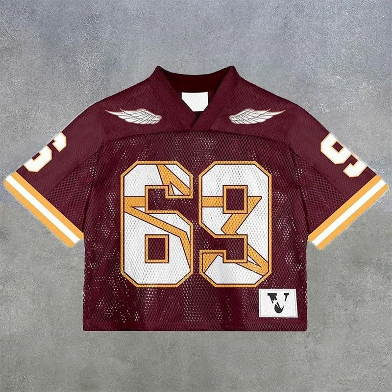 T-shirt Y2K Streetwear Casual Jerseys seconds