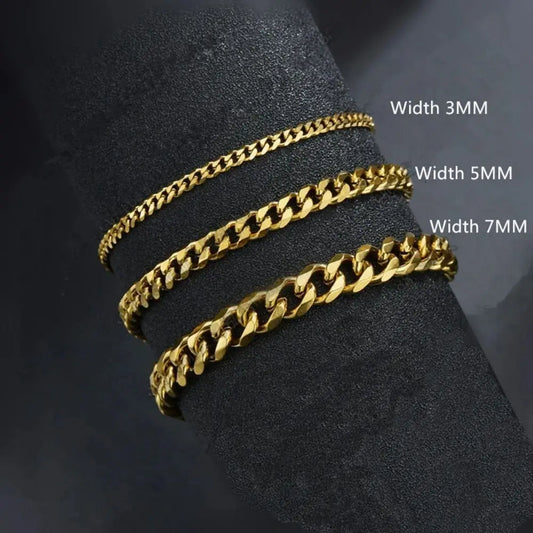 Cuban Chain Bracelet Stainless Steel