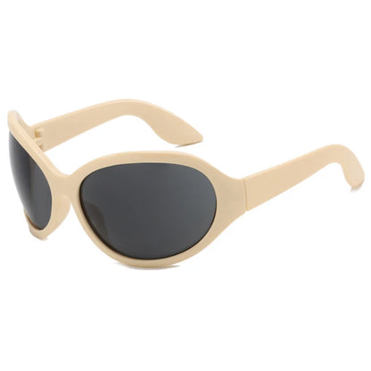 Punk Sunglasses Oval Oversized UV400