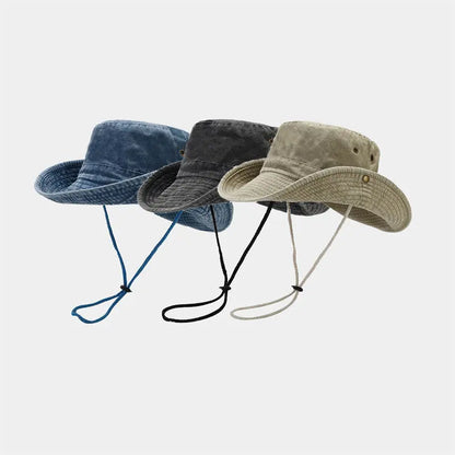 Four Seasons Cotton Solid Bucket Hat