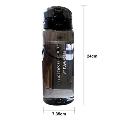 Transparent Water Bottle Portable