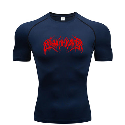 Summer Compression T-Shirt Fitness