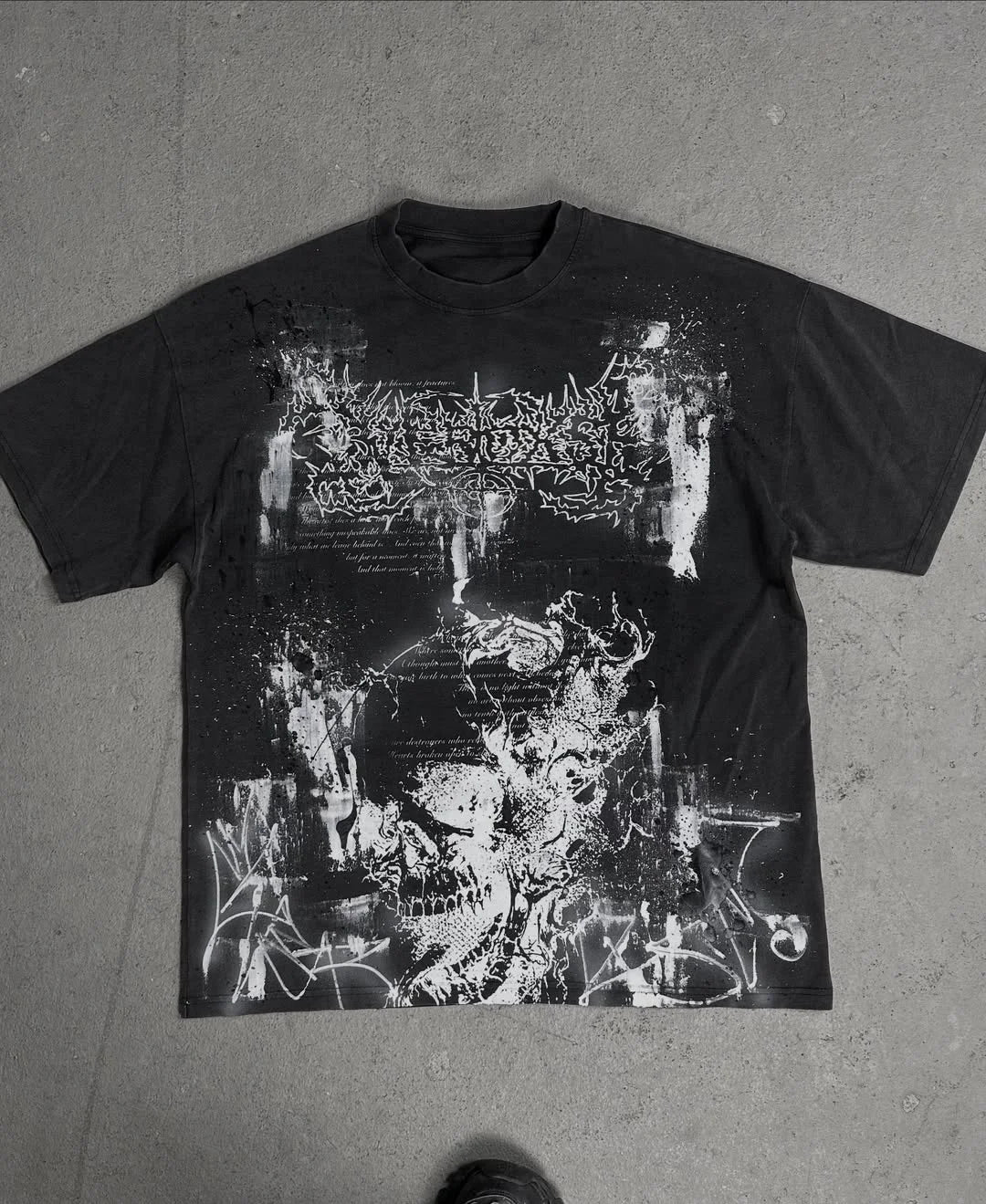 Gothic Punk Unisex T-Shirt Vintage Dark