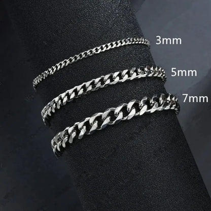 Cuban Chain Bracelet Stainless Steel