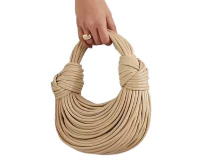 Gold Luxury Designer Bag Brand Handwoven